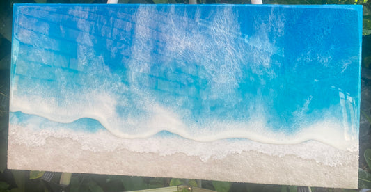 12x24 white sands  Original Painting