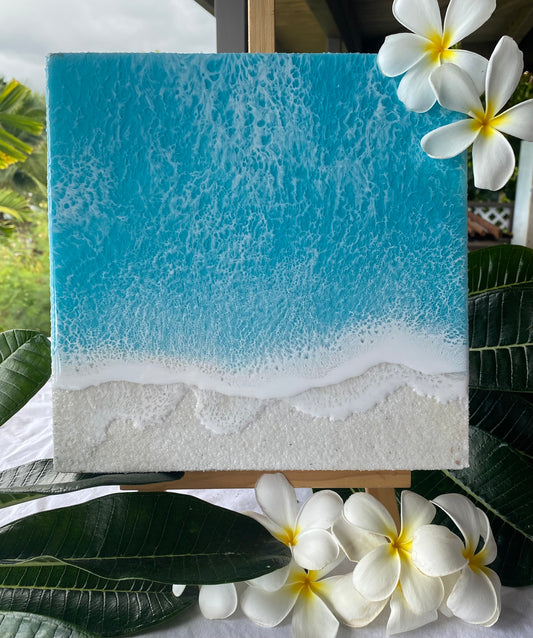 Soft Tides 4 - Original Painting 10x10 Inches