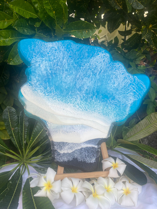 Big Island Resin Ocean Original Painting