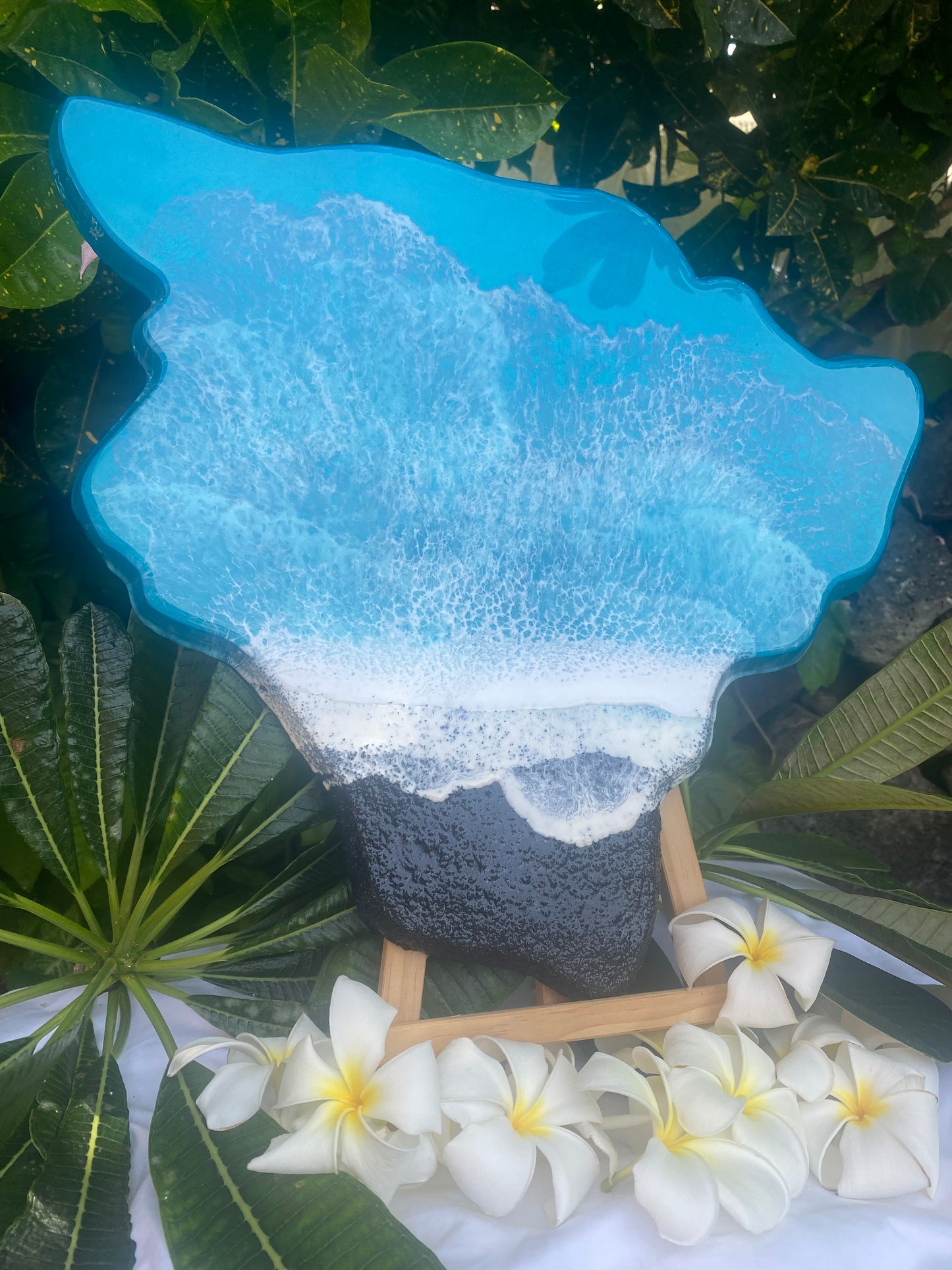 Black sand Big Island Original Painting